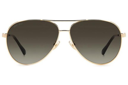 Okulary przeciwsłoneczne Jimmy Choo JIMENA/S 06J/HA Pilotki (Aviator) Złote