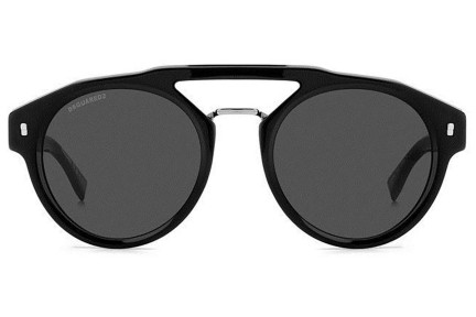 Okulary przeciwsłoneczne Dsquared2 D20085/S 284/IR Owalne Czarne