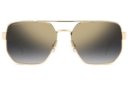 Okulary przeciwsłoneczne Dsquared2 D20083/S RHL/FQ Pilotki (Aviator) Złote