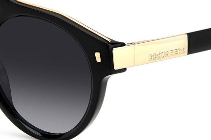 Okulary przeciwsłoneczne Dsquared2 D20085/S 2M2/9O Owalne Czarne