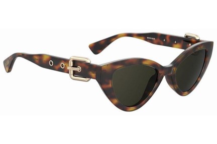 Okulary przeciwsłoneczne Moschino MOS142/S 05L/70 Kocie oczy Havana