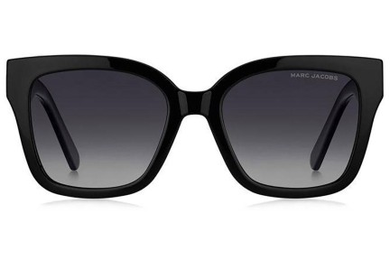 Okulary przeciwsłoneczne Marc Jacobs MARC658/S 08A/WJ Polarized Kwadratowe Czarne