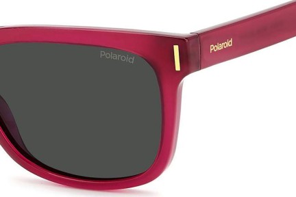 Okulary przeciwsłoneczne Polaroid PLD6191/S MU1/M9 Polarized Kwadratowe Różowe