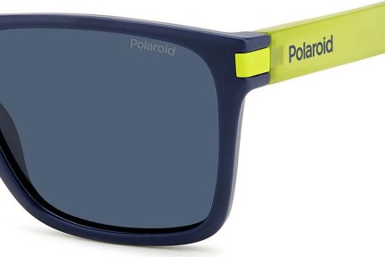 Okulary przeciwsłoneczne Polaroid PLD2139/S FLL/C3 Polarized Kwadratowe Niebieskie