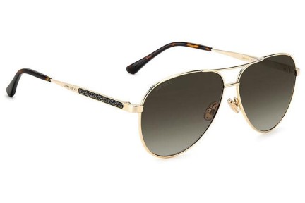 Okulary przeciwsłoneczne Jimmy Choo JIMENA/S 06J/HA Pilotki (Aviator) Złote