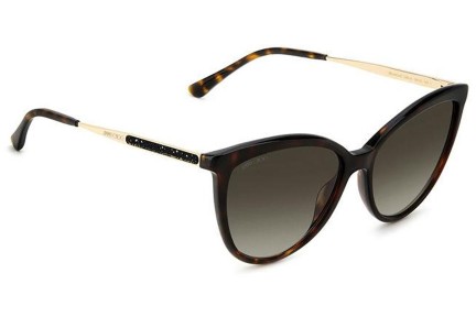 Okulary przeciwsłoneczne Jimmy Choo BELINDA/S 086/HA Kocie oczy Havana