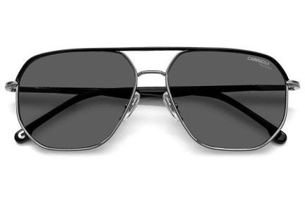 Okulary przeciwsłoneczne Carrera CARRERA304/S KJ1/M9 Polarized Pilotki (Aviator) Srebrne