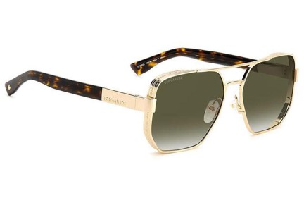 Okulary przeciwsłoneczne Dsquared2 D20083/S 06J/9K Pilotki (Aviator) Złote