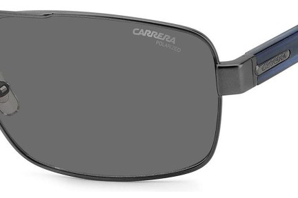 Okulary przeciwsłoneczne Carrera CARRERA8063/S R80/M9 Polarized Prostokątne Srebrne