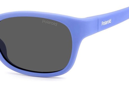 Okulary przeciwsłoneczne Polaroid Junior PLDK006/S 789/M9 Polarized Prostokątne Fioletowe