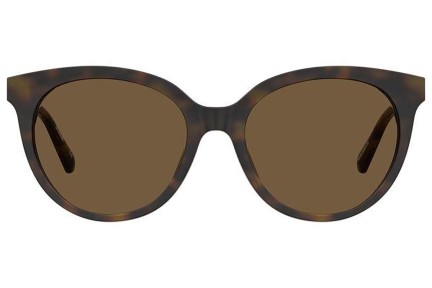 Okulary korekcyjne Love Moschino MOL058/CS 05L/70 Okrągłe Havana