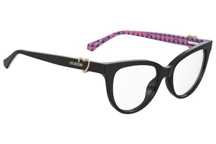 Okulary korekcyjne Love Moschino MOL609 807 Kocie oczy Czarne