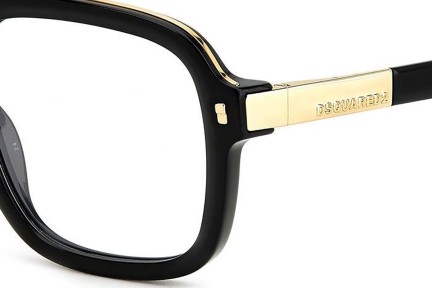 Okulary korekcyjne Dsquared2 D20087 2M2 Kwadratowe Czarne