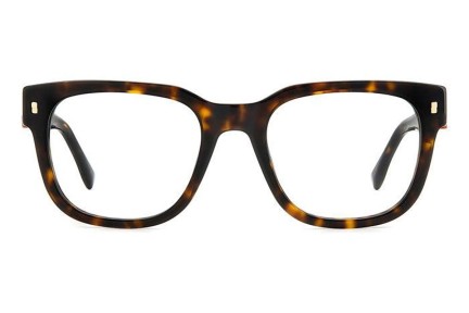 Okulary korekcyjne Dsquared2 D20074 086 Kwadratowe Havana