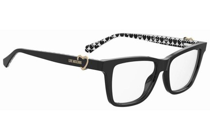 Okulary korekcyjne Love Moschino MOL610 807 Prostokątne Czarne