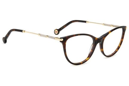 Okulary korekcyjne Carolina Herrera HER0152 086 Kocie oczy Havana