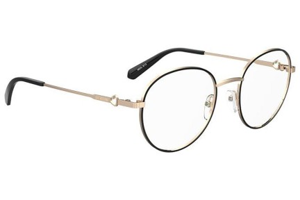 Okulary korekcyjne Love Moschino MOL613 2M2 Owalne Czarne