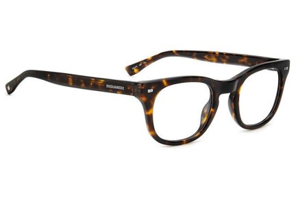 Okulary korekcyjne Dsquared2 D20078 086 Okrągłe Havana