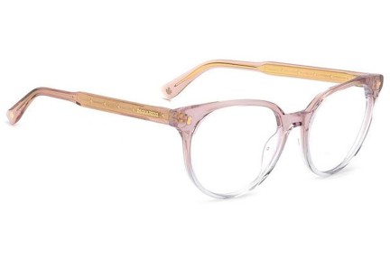 Okulary korekcyjne Dsquared2 D20082 8XO Kocie oczy Różowe