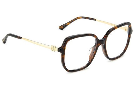 Okulary korekcyjne Jimmy Choo JC376/G 086 Kwadratowe Havana