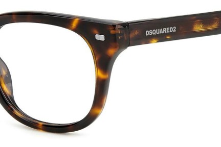 Okulary korekcyjne Dsquared2 D20078 086 Okrągłe Havana