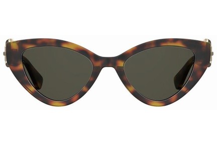 Okulary przeciwsłoneczne Moschino MOS142/S 05L/70 Kocie oczy Havana