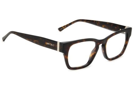 Okulary korekcyjne Jimmy Choo JC370 086 Prostokątne Havana