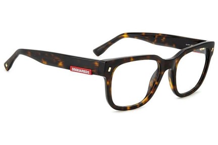 Okulary korekcyjne Dsquared2 D20074 086 Kwadratowe Havana