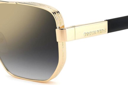 Okulary przeciwsłoneczne Dsquared2 D20083/S RHL/FQ Pilotki (Aviator) Złote