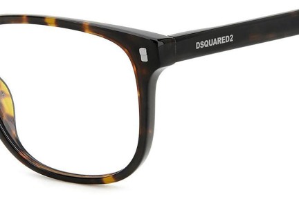 Okulary korekcyjne Dsquared2 D20079 086 Kwadratowe Havana