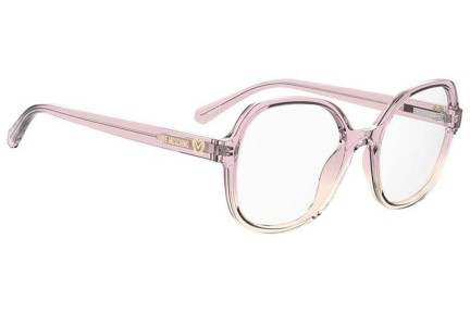 Okulary korekcyjne Love Moschino MOL616 35J Okrągłe Różowe