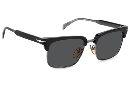 Okulary przeciwsłoneczne David Beckham DB1119/G/S ANS/M9 Polarized Browline Czarne