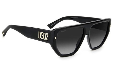 Okulary przeciwsłoneczne Dsquared2 D20088/S 2M2/9O Flat Top Czarne