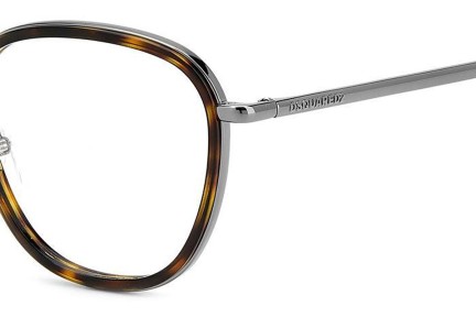 Okulary korekcyjne Dsquared2 D20076 086 Okrągłe Havana