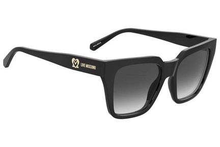 Okulary przeciwsłoneczne Love Moschino MOL065/S 807/9O Kwadratowe Czarne