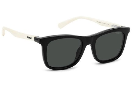 Okulary korekcyjne Polaroid Junior PLD8055/CS 9HT/M9 Polarized Kwadratowe Czarne