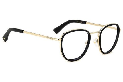 Okulary korekcyjne Dsquared2 D20076 807 Okrągłe Czarne