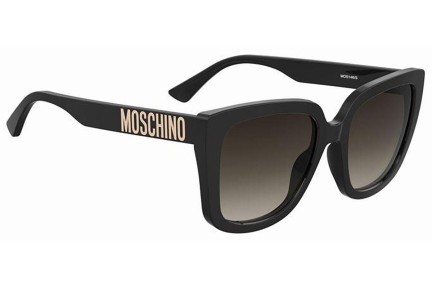 Okulary przeciwsłoneczne Moschino MOS146/S 807/HA Kwadratowe Czarne