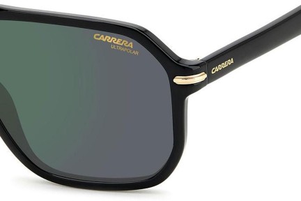 Okulary przeciwsłoneczne Carrera CARRERA302/S 2M2/Q3 Flat Top Czarne