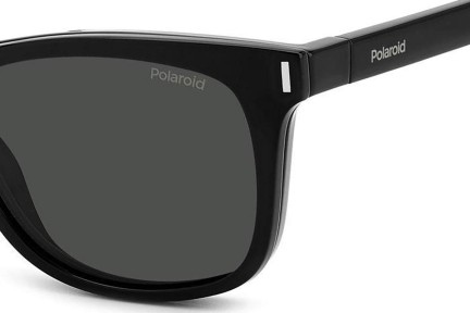 Okulary korekcyjne Polaroid PLD6202/CS 807/M9 Polarized Kwadratowe Czarne