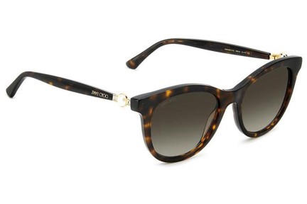 Okulary przeciwsłoneczne Jimmy Choo ANNABETH/S 086/HA Kocie oczy Havana