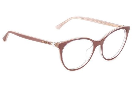 Okulary korekcyjne Jimmy Choo JC378/G Y9A Kocie oczy Beżowe