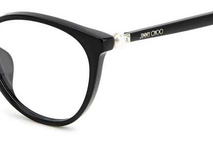 Okulary korekcyjne Jimmy Choo JC378/G 807 Kocie oczy Czarne