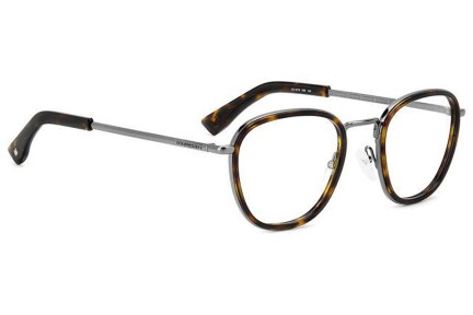 Okulary korekcyjne Dsquared2 D20076 086 Okrągłe Havana