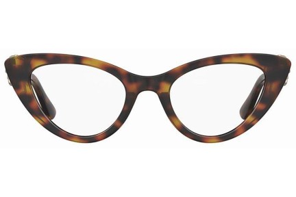 Okulary korekcyjne Moschino MOS618 05L Kocie oczy Havana