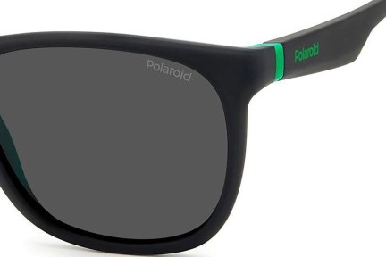 Okulary przeciwsłoneczne Polaroid PLD2140/S 3OL/M9 Polarized Kwadratowe Czarne