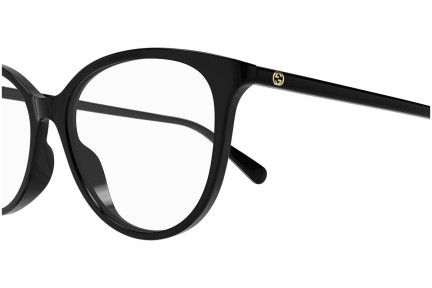 Okulary korekcyjne Gucci GG1359O 001 Okrągłe Czarne