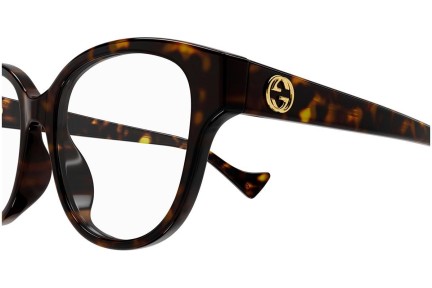 Okulary korekcyjne Gucci GG1260OA 002 Okrągłe Havana