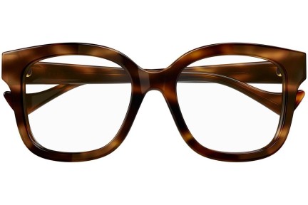 Okulary korekcyjne Gucci GG1258O 006 Kwadratowe Havana