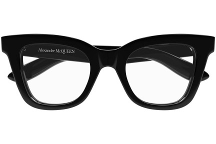 Okulary korekcyjne Alexander McQueen AM0394O 001 Kwadratowe Czarne